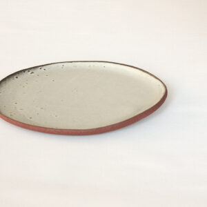 plate serving | red | flat | T012